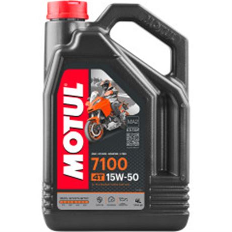 Motul 7100 / 15W-50 Synthetic 4T Engine Oil - 4 Liters