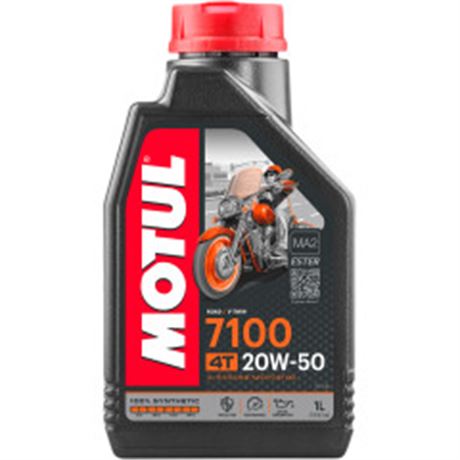 Motul 7100 / 20W-50 Synthetic 4T Engine Oil - 1 Liters
