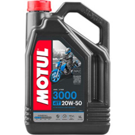 Motul 3000 / 20W-50 Mineral 4T Engine Oil - 4 Liters