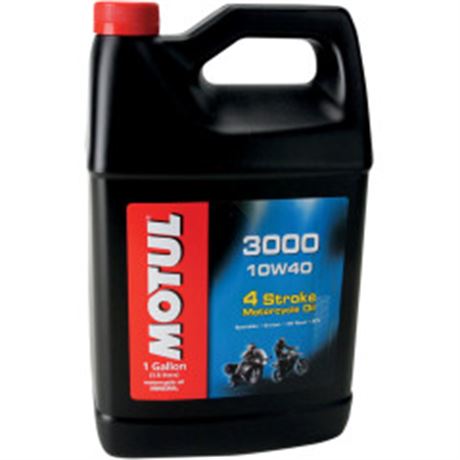 Motul 3000 / 10W-40 Mineral 4T Engine Oil - 4 Liters