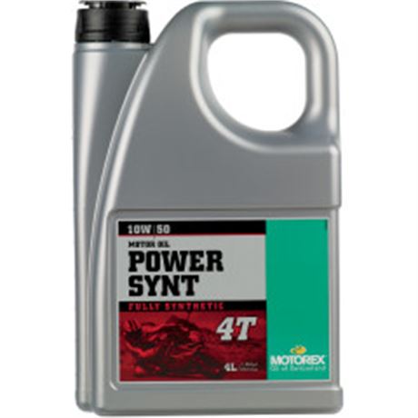 MotoRex 10W50 Power Synt Synthetic 4T Engine Oil - 4 Liters