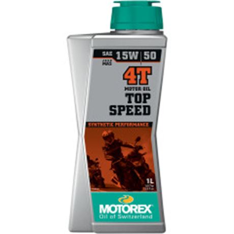 MotoRex Top Speed 15W50 Synthetic 4T Engine Oil - 1 Liter