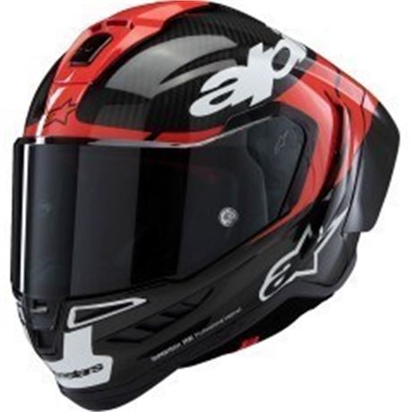 Alpinestars X-LARGE SR10 Carbon / Red / White Helmet