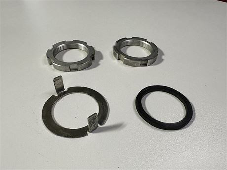 2006 - 16 Yamaha R6 Castle Nuts / Rubber Spacer and Lock Washer
