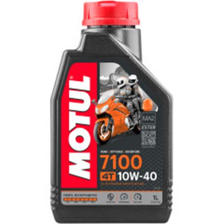 Motul 7100 / 10W-40 Synthetic 4T Engine Oil - 1 Liters
