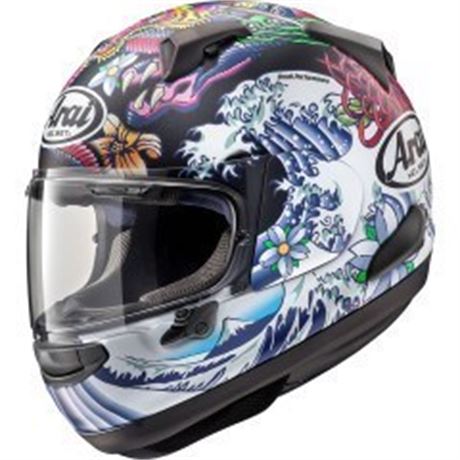 Arai Quantum-X Helmet - Oriental - Black Frost - SM