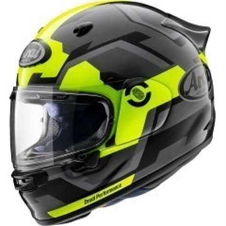 Arai Contour-X Fluorescent Yellow Helmet - XS