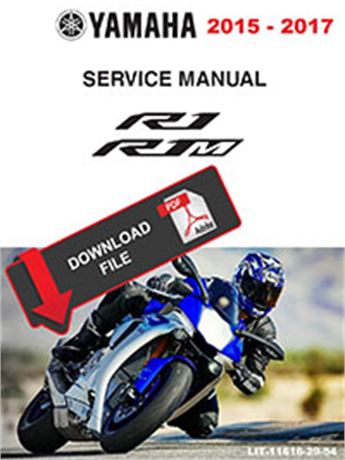 2015 - 19 Yamaha R1 Service Manual - PDF Download