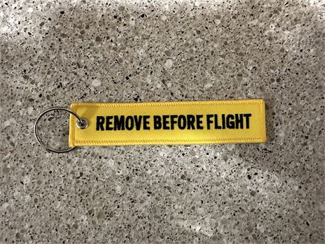 Remove Before Flight - Yellow