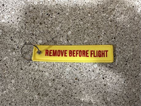 Remove Before Flight - Yellow / Red