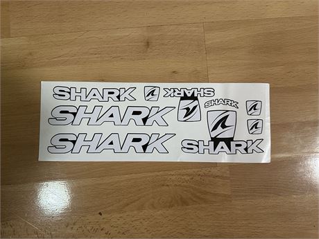 Shark Helmet Stickers