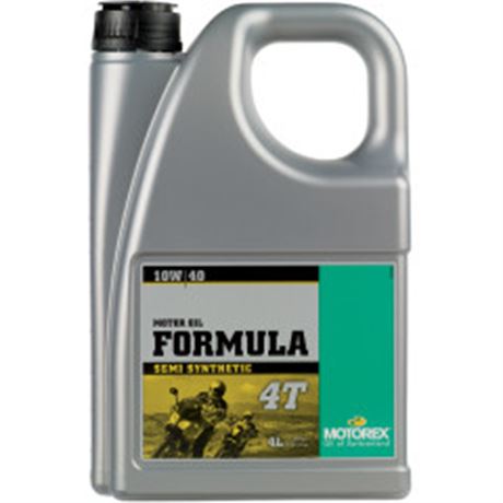 MotoRex 10W40 Formula Synthetic Blend 4T Engine Oil - 4 Liters