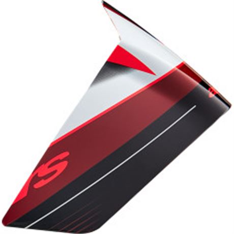 Supertech R10 Helmet Spoiler - Race - Team - Black/Carbon Red/Gloss White