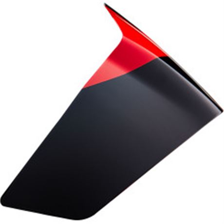 Supertech R10 Helmet Spoiler - Race - Element - Black/Carbon/Red/White