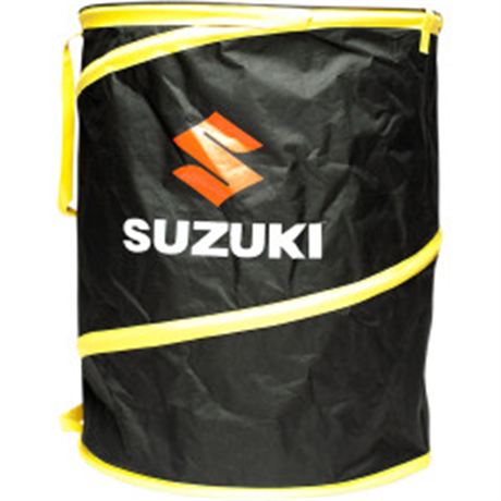 Suzuki Black/Yellow Trash Can