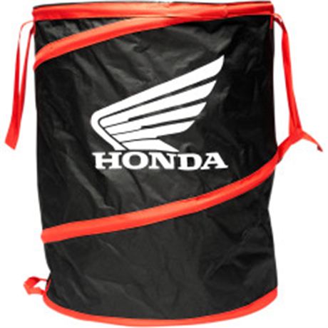 Honda Black/Red Trash Can