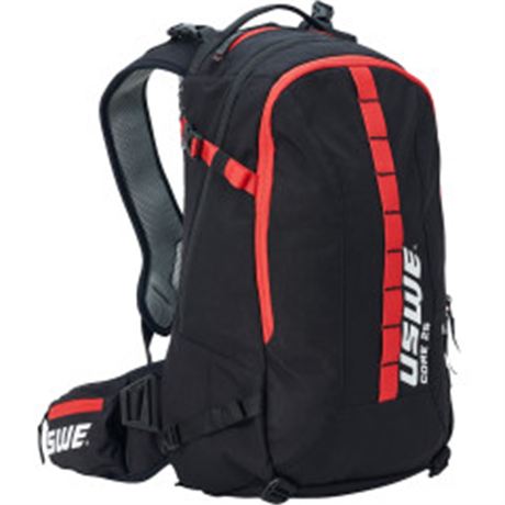 USWE Core Off-Road Daypack Black/Red 25L