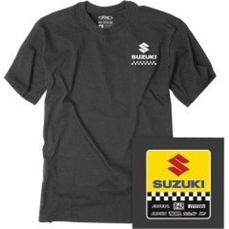 Youth Suzuki Starting Line T-Shirt - Heather Charcoal - Small