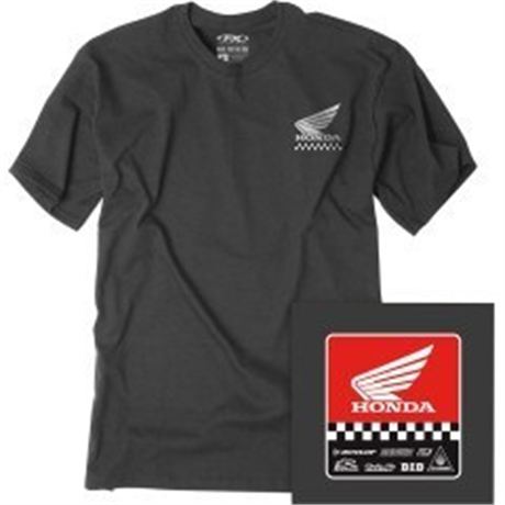 Youth Honda Starting Line T-Shirt - Heather Charcoal - XLarge