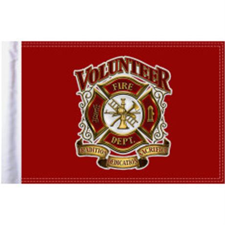 Fire Department Flag - 10" x 15"