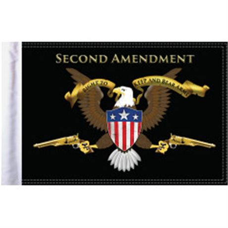 Second Amendment Flag - 10" x 15"