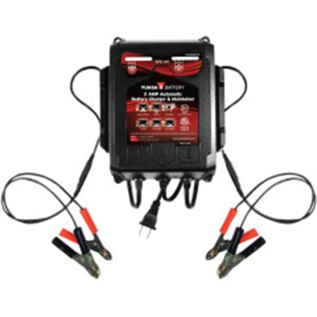 Yuasa Dual-Bank Battery Charger and Maintainer