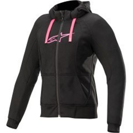 Alpinestars Women's Sport Jacket/Hoodie - Black/Pink - Large