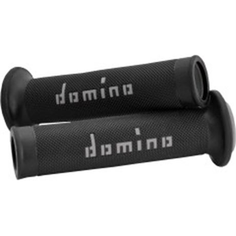 Domino MotoGP Grips - Dual-Compound - Black/Gray