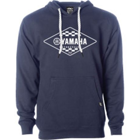 Factory Effex Yamaha Diamond Pullover Hoodie - Navy - Large