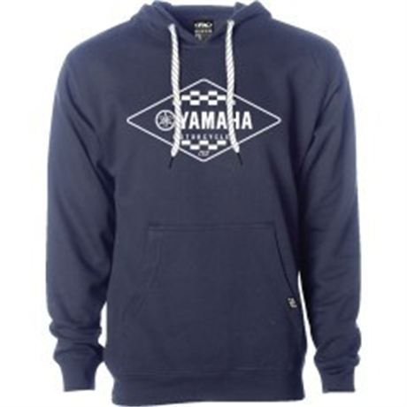 Factory Effex Yamaha Diamond Pullover Hoodie - Navy - Medium