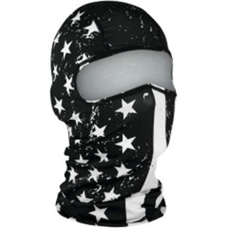 Balaclava - Black/White - Flag