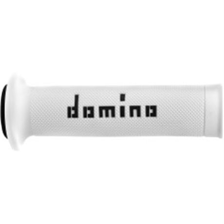 Domino MotoGP Grips - Dual-Compound - White/Black