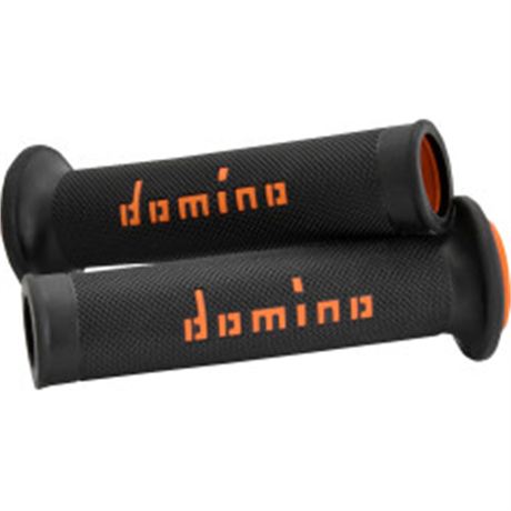 Domino MotoGP Grips - Dual-Compound - Black/Orange