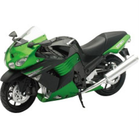 Kawasaki ZX-14 Sport Bike - 1:12 Scale - Green