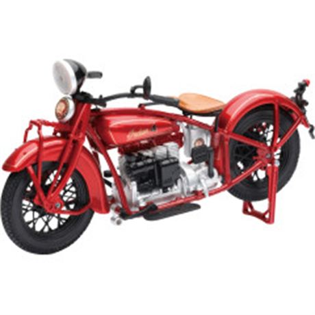 1930 Indian 4 Bike - 1:12 Scale - Red