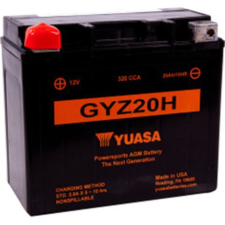 Yuasa GYZ Factory-Activated AGM Maintenance-Free Battery