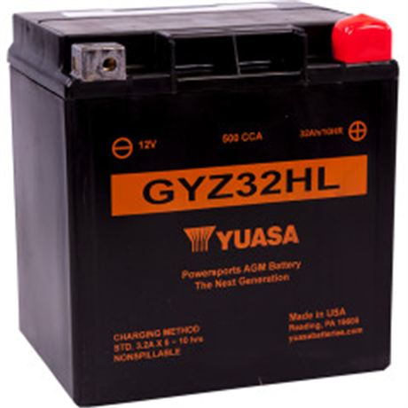 Yuasa GYZ Factory-Activated AGM Maintenance-Free Battery