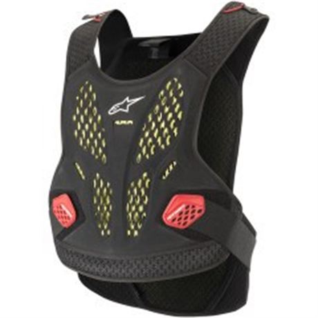 Alpinestars Sequence Chest Guard - Anthracite/Red - Medium/Large