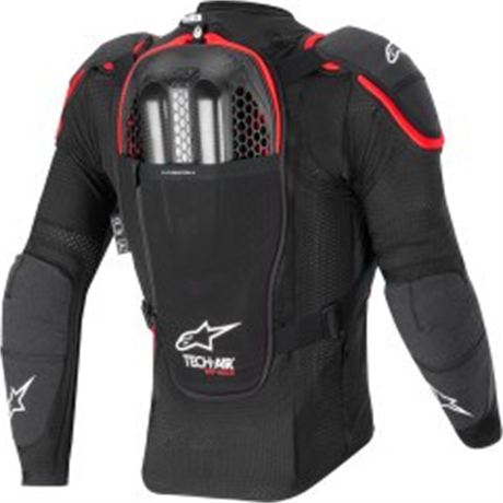 Alpinestars Tech-Air® Off-Road System - Black/Red - Large