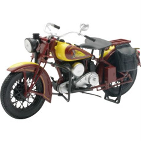 1934 Indian Sport Scout - 1:12 Scale - Red/Yellow