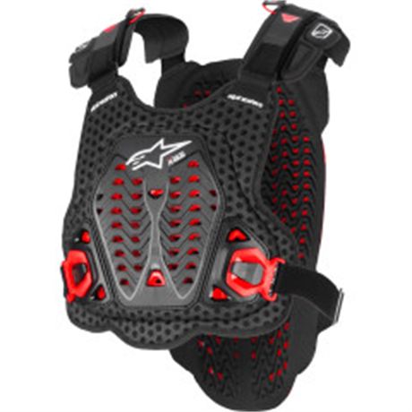 Alpinestars A-5 Plasma Chest Protector - Black/Red/White - XSmall/Small