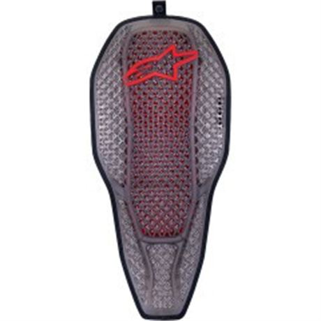 Nucleon Flex Proi Full Back Protector Insert - Transparent Smoke/Red - Medium