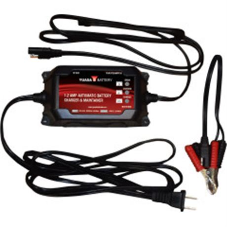 Yuasa 1.2 Amp 12V Battery Charger and Maintainer