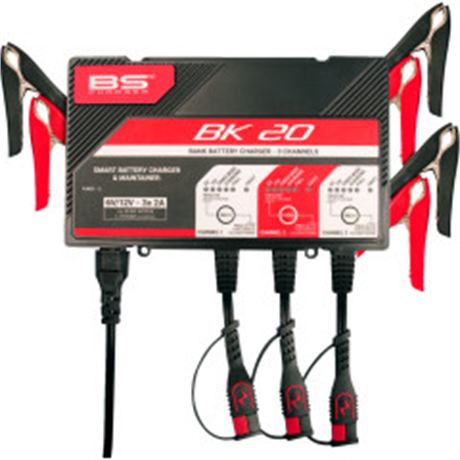 BS Battery Smart Bank Battery Charger and Maintainer - Reconditioning Function