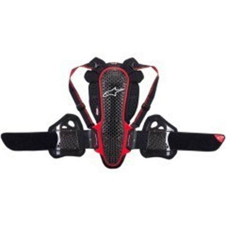 Nucleon KR-3 Back Protector - Black/Red - Large