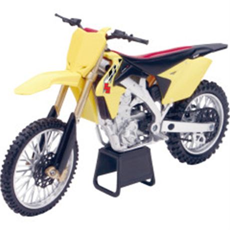 Suzuki RM-Z 450 Dirt Bike - 1:12 Scale - Yellow/Black