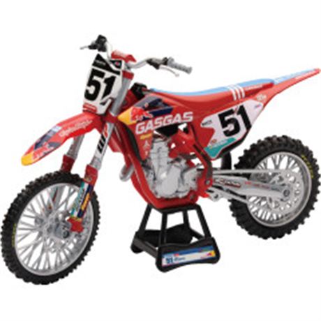 TLD Red Bull GasGas MC 450F Race Bike - Justin Barcia - 1:12 Scale - Red/Black/W