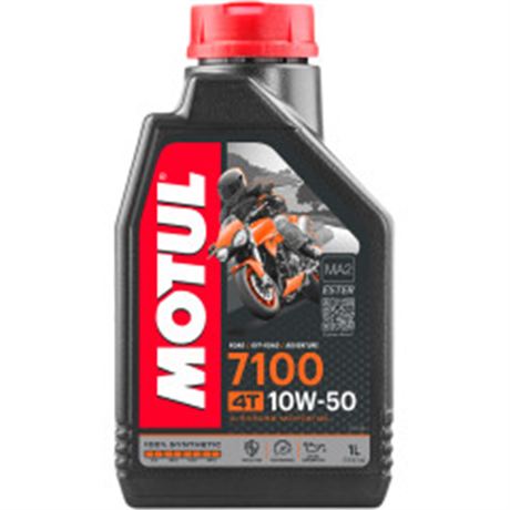 Motul 7100 / 10W-50 Synthetic 4T Engine Oil - 1 Liters