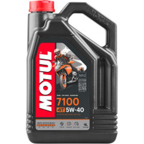 Motul 7100 / 5W-40 Synthetic 4T Engine Oil - 4 Liters