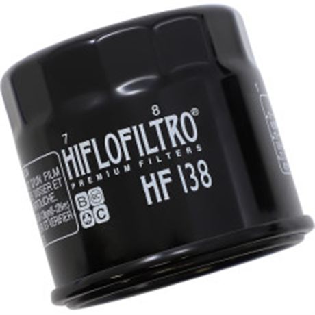 Dual Pack - HiFloFiltro HF138 Black Standard Premium Oil Filter